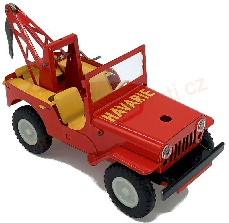 Jeep - pružinový na klíček a na setrvačník