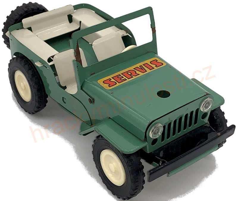 Jeep - pružinový na klíček a na setrvačník