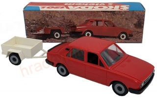 Škoda 120L na setrvačník + s vlekem, VB, PO, Spoje, Sanita